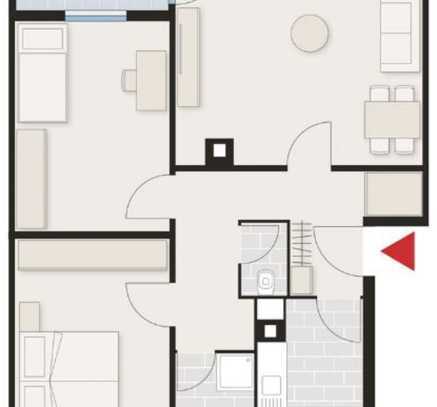 Modernisierte (in 2022) 3-Zim-Wgh. mit Balk,./Loggia, Einbauküche, Stellplatz, Keller in Oberkochen