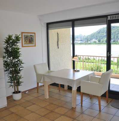 Ferienwohnung / Zweitwohnung, möbelierte Appartementwohnung mit Balkon an der Rheinpromenade