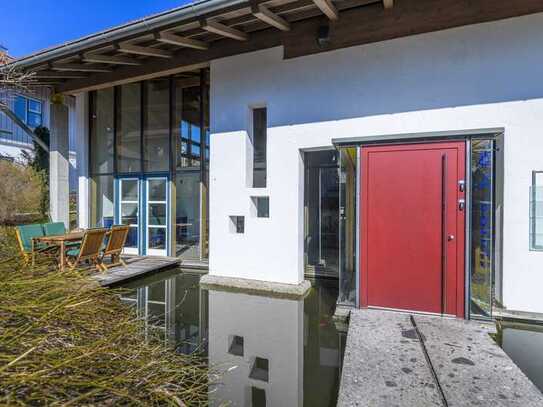 Gewerbe/Büroflächen in einzigartigen Design Haus in Oberhaching