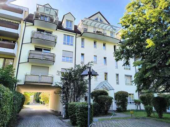 Großzügige, helle Maisonette-Wohnung mit Ost- und Südwestbalkon im Zentrum von Gröbenzell