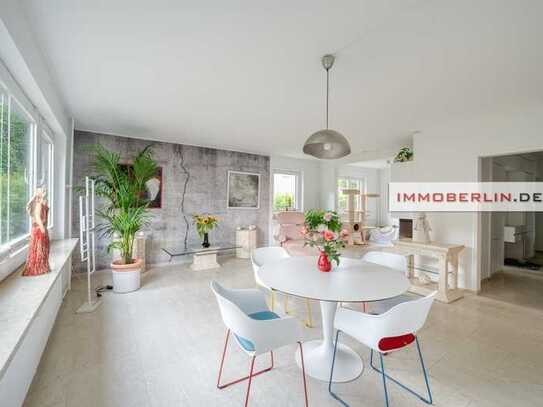 IMMOBERLIN.DE - Toplage Dahlem! Luxuriöse Wohnung auf ca. 158 m² mit Südterrasse, Kamin, Tiefgarage