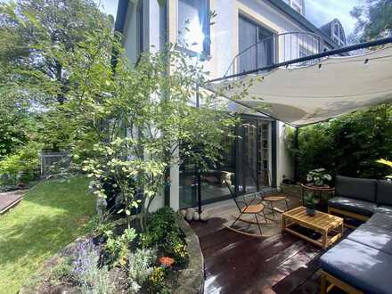 Modernes Townhouse mit schönem Garten in bester, ruhiger Lage Harlaching