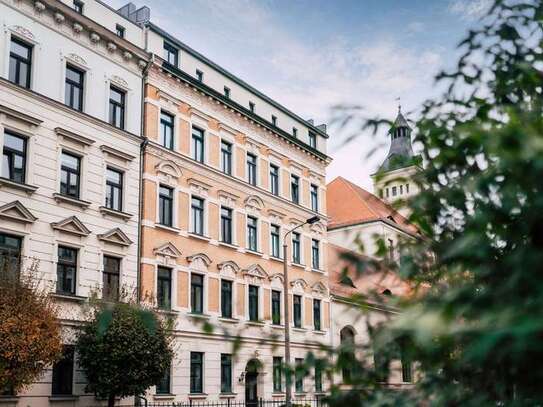 Gohlis I neu saniert I 2 Zimmer I Wohnküche mit Einbauküche I Balkon