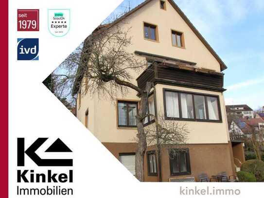 Traumhaus in Halbhöhenlage! Großzügige Stadtvilla am Fuße der Uhlandshöhe mit Einliegerwohnung.