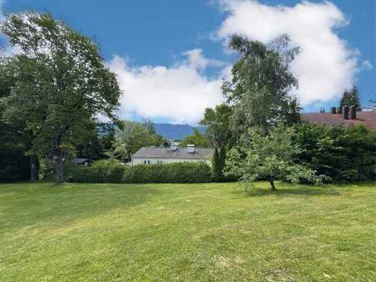 Murnau: Baugrundstück in bester Villenlage mit Bergblick