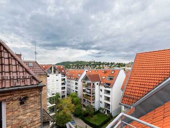 Direkt am Marienplatz-Moderne Maisonetten-Wohnung über drei Etagen mit 2 Balkonen & Duplex-Parker