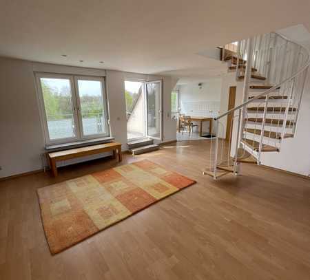 Gepflegte Maisonette-Wohnung mit Balkon/Loggia, Garage und Gemeinschaftsgarten