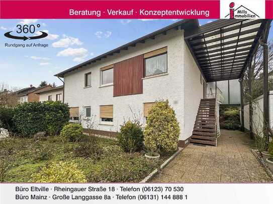 Freistehender Bungalow mit Einliegerwohnung auf traumhaften, weiter bebaubaren Grundstück in g