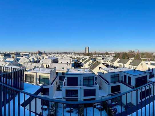 Grandioses Penthouse mit wundervoller Aussicht in der Gartenstadt