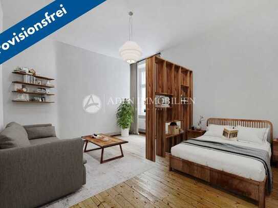 ••• Rarität in der City West: 1-Zimmer-Wohnung + Terrasse und Garten - PROVISIONSFREI! •••