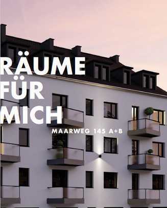 Zentral in alle Richtungen! Modernisierte 4 - Zimmer Wohnung am Maarweg 145 - WE 14