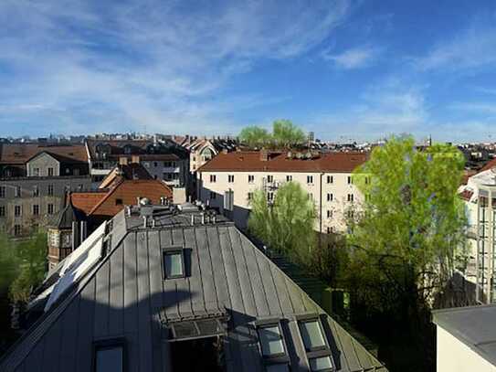 Dachgeschosswohnung im Glockenbachviertel mit Dachterrasse