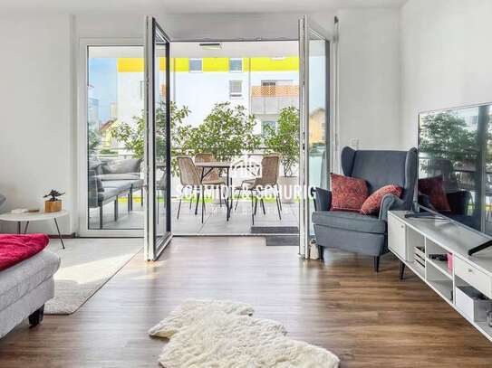 Moderne 3-Zimmer-Wohnung mit Balkon und gehobener Ausstattung.