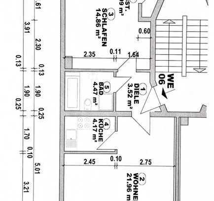 Kompakte 2-Zimmer mit Einbauküche, Laminat und Wannenbad in guter Lage