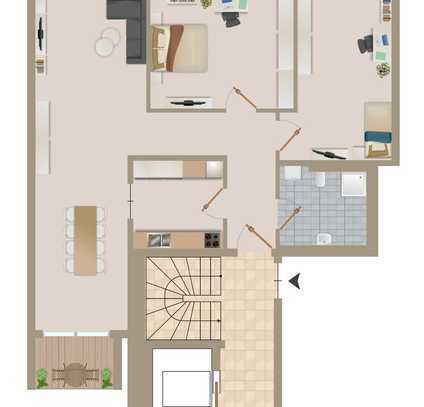 Gut geschnittene 3-Zi.-Wohnung im Herzen Stuttgarts