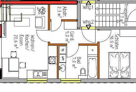 Exklusive, sanierte 2-Raum-Wohnung in Philippsburg