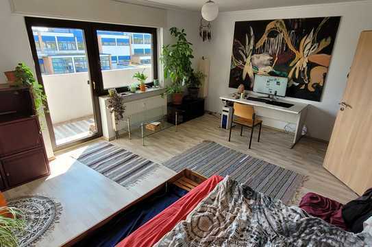 Freundliche und helle 3-Zimmer-Wohnung, 2 Balkone, EBK in Rheinstetten