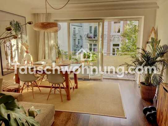 Tauschwohnung: Eimsbüttel / helle 2-Zimmer-Wohnung /Sonnenbalkon /Designbad