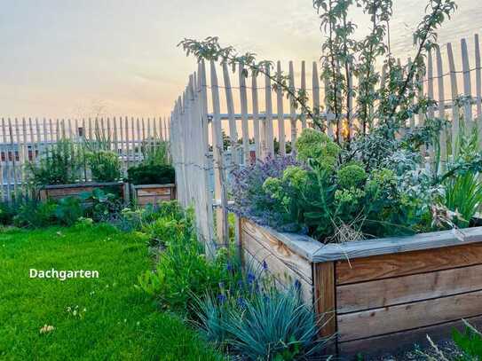 Erstbezug nach Sanierung mit Dachterrasse und -garten: Geräumige 6,5-Zimmer-Dachgeschosswohnung