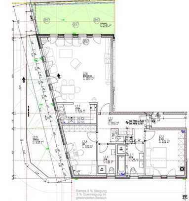 Geschmackvolle, neuwertige 3-Zimmer-Erdgeschosswohnung mit geh. Innenausstattung mit EBK