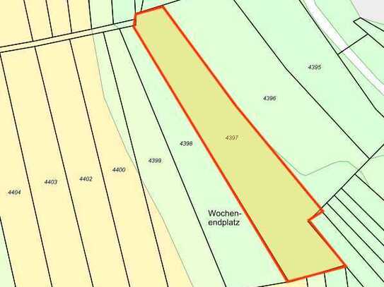 Wald Grundstück 4078m²