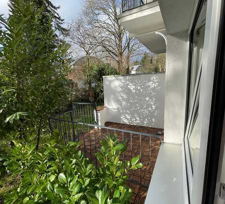 Klein aber fein Komplet sanierte Hochparterre- Wohnung mit Südterrasse in Marienthal