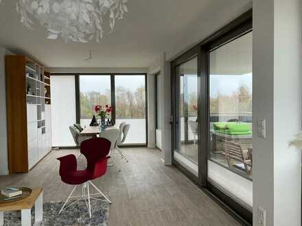 Exklusive 2-Zimmer-Wohnung mit großem Balkon und Wasserblick in Rostock/Hohe Düne