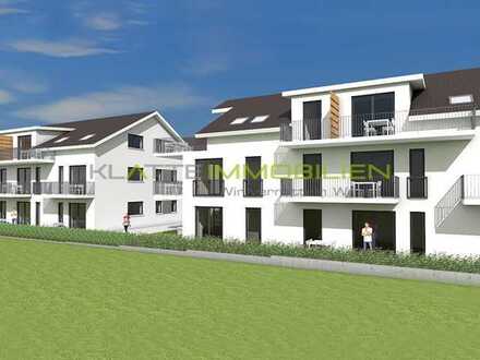 **RESERVIERT**Neubau/Erstbezug - Gemütliche 3,5-Zi.-DG-Wohnung mit Balkon in Arnach zu verkaufen