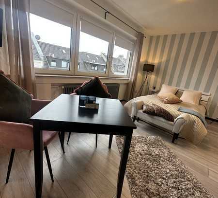 Scandinavian Style, edel möbliertes Apartment in Derendorf, W-LAN & Waschmaschine