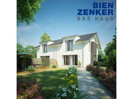 Bestpreisgarantie bei Bien-Zenker - Doppelhaushälfte auf naturnahem Grundstück