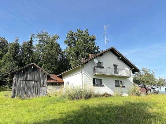 Einfamilienhaus mit Scheune, Doppelgarage und großem Grundstück