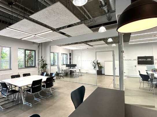 Büro im Industrial Style mit direktem Eingang