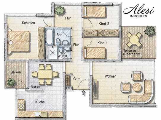 wunderschöne 4,5 Zimmer Wohnung am Waldrand von Stuttgart Sillenbuch