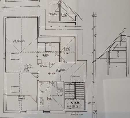 Modernisierte Dachgeschosswohnung zu vermieten.