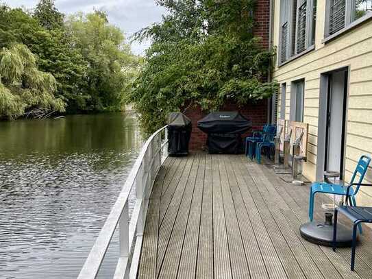 Attraktive Bürofläche mit Terrasse zum Osterbekkanal! Provisionsfrei