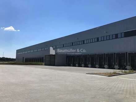 "BAUMÜLLER & CO." - NEUBAU ca. 10.000 m² moderne Hallenfläche - direkt an A5