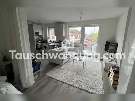 Tauschwohnung: Helles Studioappartment in zentral gelegenem Neubau