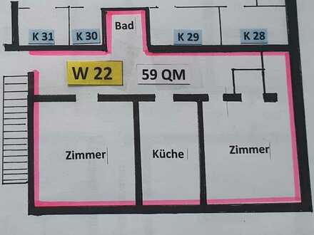 2 Zimmerwohnung-Wohnung in Pforzheim , Nähe Stätisches Krankenhaus / FHW