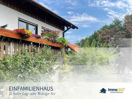 Einfamilienhaus in Seenähe mit Garten