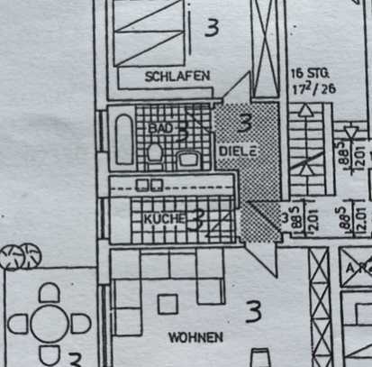 Ansprechende und vollst. renovierte 2,5-Zimmer-EG-Wohnung mit geh. Ausstattung mit EBK