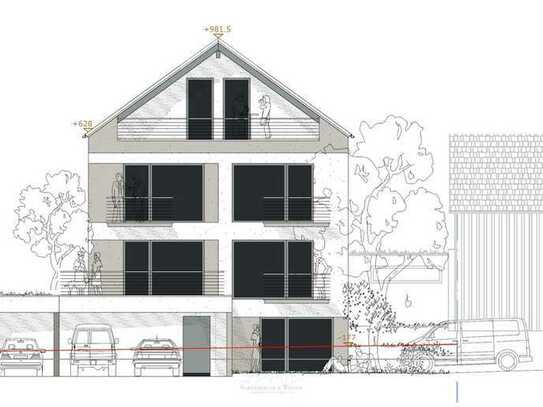 Baugrundstück mit genehmigter Planung für ein 6 Parteienhaus in Beratzhausen!