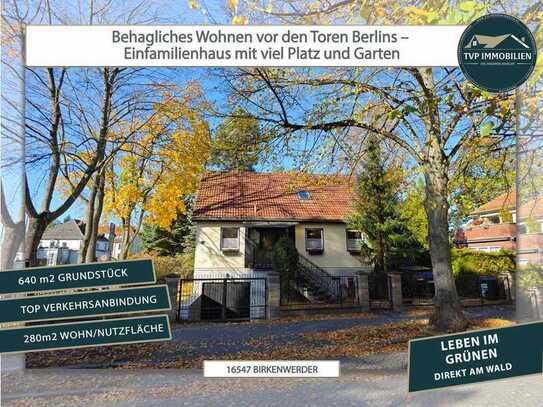 🏡 Behagliches Wohnen vor den Toren Berlins – Einfamilienhaus mit viel Platz und Garten