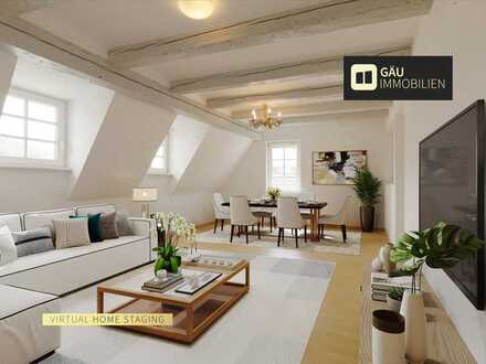 Denkmalgeschützte 5,5-Zimmer-Wohnung mit Tiefgaragenstellplatz in Mühlacker!