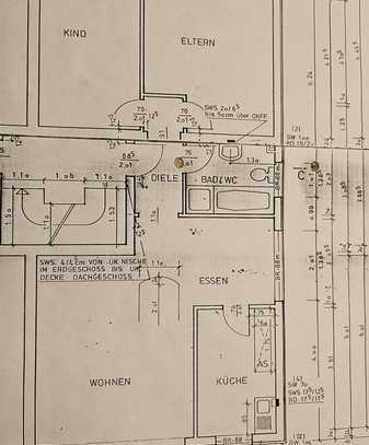 Stilvolle 3,5-Raum-Wohnung mit gr. Süd-Balkon / Einbauküche und freistehender Garage in Essen-Byfang