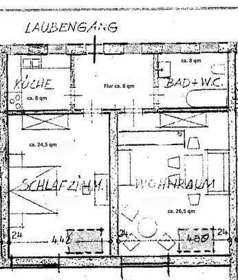 2-Zimmer-Dachgeschosswohnung in Braunschweig