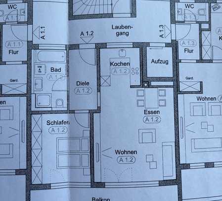 Exklusive, neuwertige 2-Zimmer-Wohnung mit Balkon und EBK in Langenargen