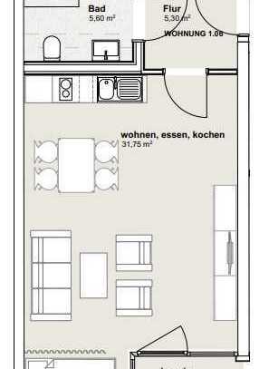 Ein-Zimmer Wohnung im Riemeke-Quartier - Ihr neues Zuhause im Herzen von Paderborn!
