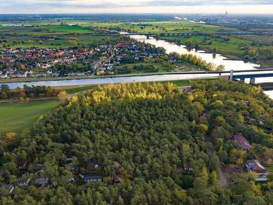 Charmantes Freizeitgrundstück im naturreichen Hohenwarthe mit ca. 5.500 m² + Elbnähe+ provisionsfrei