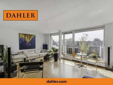 Gut geschnittene Dachgeschosswohnung mit Sonnenterrasse in gefragter Oberkasseler Lage