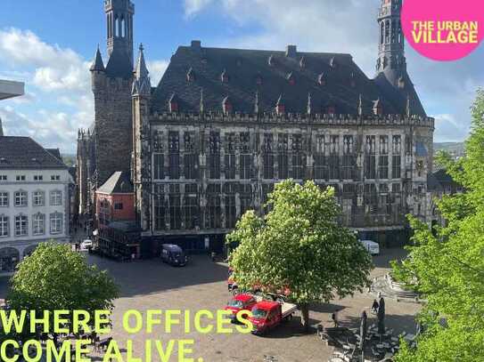 Exklusive Büroflächen mit Blick auf das Rathaus am Aachener Markt